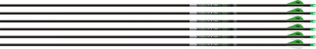 Easton Axis 5MM 340 Arrow 6-Pack with HalfOut and 2" Blazer Vanes