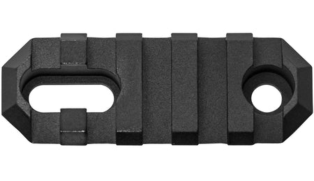 GrovTec US GTSW189 2.2 Inch 5 Slot Picatinny Stock Rail AR Black Anodized Aluminum