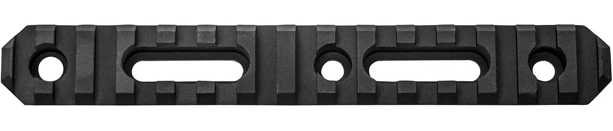 GrovTec US GTSW191 6 Inch 15 Slot Picatinny Stock Rail AR Black Anodized Aluminum