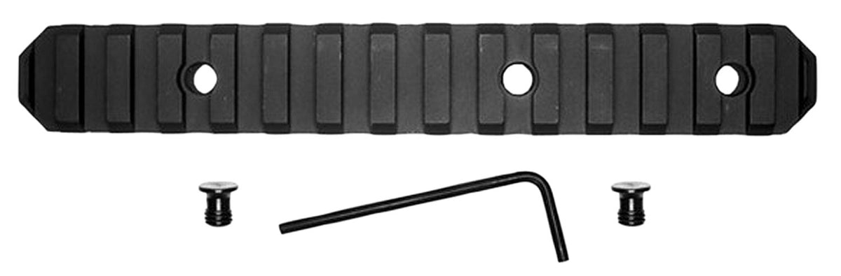 GrovTec US GTSW230 6 Inch 15 Slot Picatinny KeyMod Rail Black Anodized Aluminum