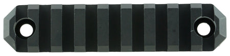 GrovTec US GTSW238 3.8 Inch 9 Slot Picatinny M-Lok Rail Black Anodized Aluminum