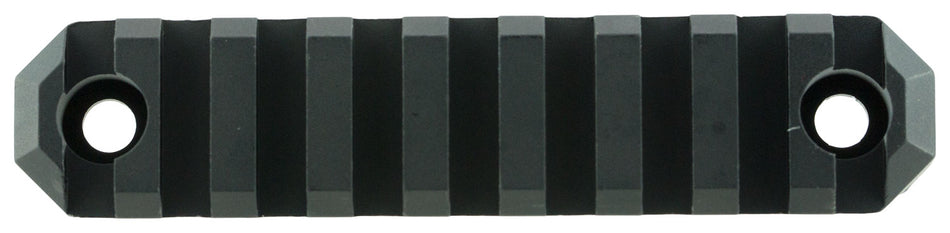 GrovTec US GTSW238 3.8 Inch 9 Slot Picatinny M-Lok Rail Black Anodized Aluminum