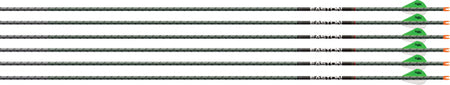Easton 5MM FMJ MAX 400 Arrow 2" Blazer Half-Out Insert 6-Pack