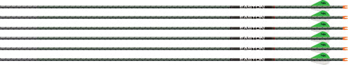 Easton 5MM FMJ MAX 400 Arrow 2" Blazer Half-Out Insert 6-Pack