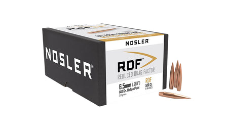 Nosler 49825 6.5 Creedmoor 140gr RDF Match Hollow Point Boat Tail 500/Box