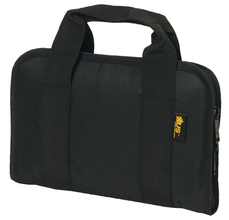 US PeaceKeeper P21108 Attache Handgun Case Black 600D Polyester with Mag Pockets