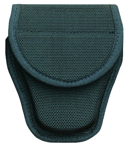 Bianchi 17390 7300 Covered Handcuff Case AccuMold Black Basketweave 2.25" Belt Loop