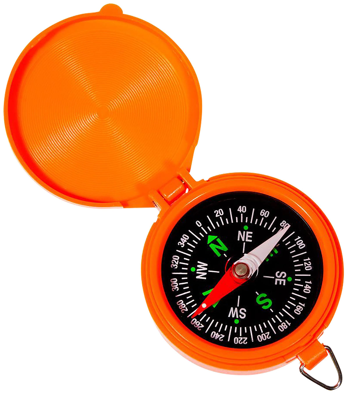 Allen 487 Hi-Vis Orange Pocket Compass with Lid