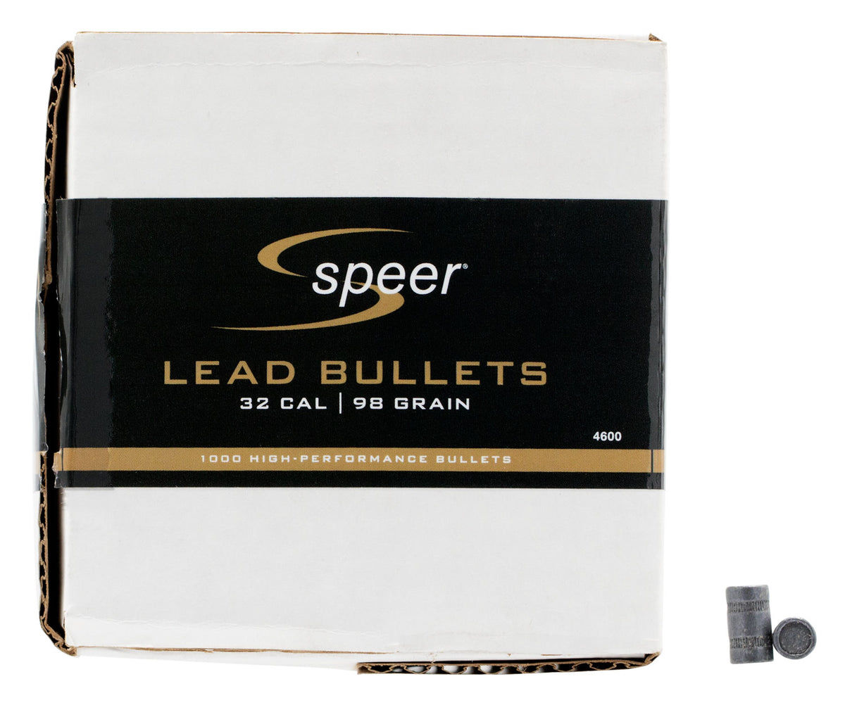 Speer #4600 32 Cal 98gr Lead Wadcutter Reloading Bullets Box of 1000