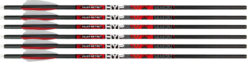 Killer Instinct Hypr-V Crossbow Bolts 20" 6-Pack