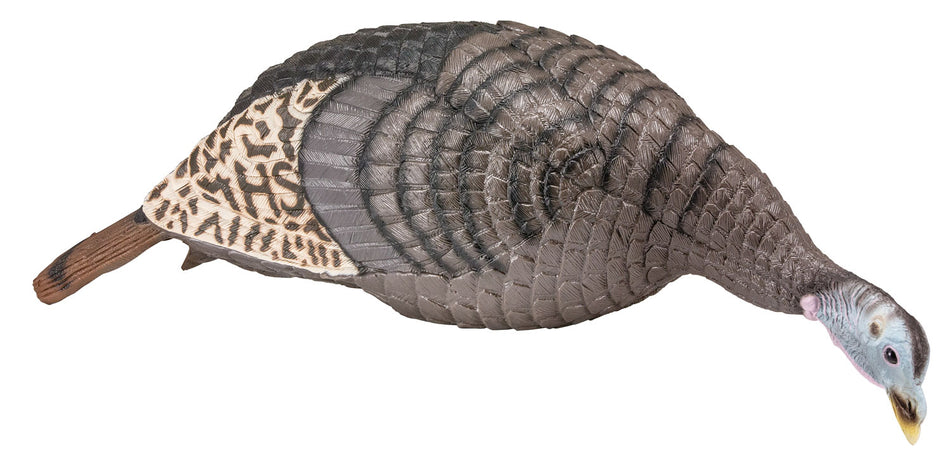 HS Strut 100002 Strut-Lite Feeder Hen Turkey Decoy Multi-Color Lightweight Foldable with Ground Stake