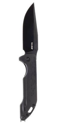 KA-BAR Warthog Folding Knife 3.75" Black Liner Lock D2 Steel