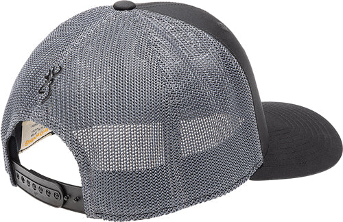 Browning Elk Ridge 110 Mesh Back Rec Patch Cap - Black and Gray