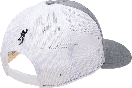 Browning Mustang 110 Mesh Back Rec Flag Patch Cap - Gray