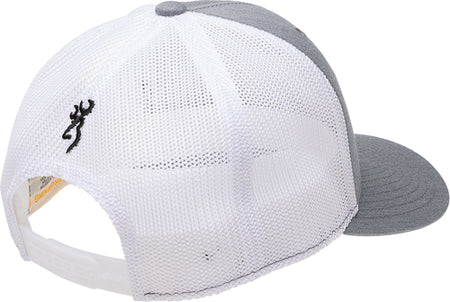 Browning Mustang 110 Mesh Back Rec Flag Patch Cap - Gray