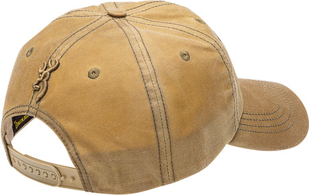 Browning Antiquity Wax Recreation Patch Cap - Tan