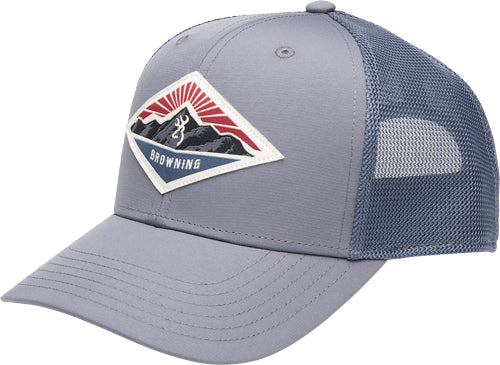 Browning Riser 110 Mesh Back Mountain Patch Cap - Gray