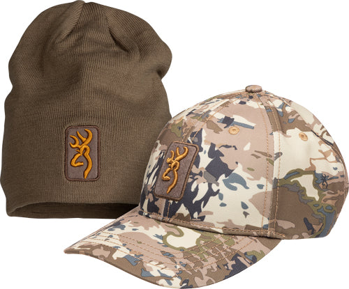 Browning Cap and Beanie Combo Auric and Loden Colors