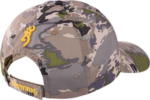 Browning Rimfire Cap with Buckmark Logo in OVIX Camo - Velcro Closure