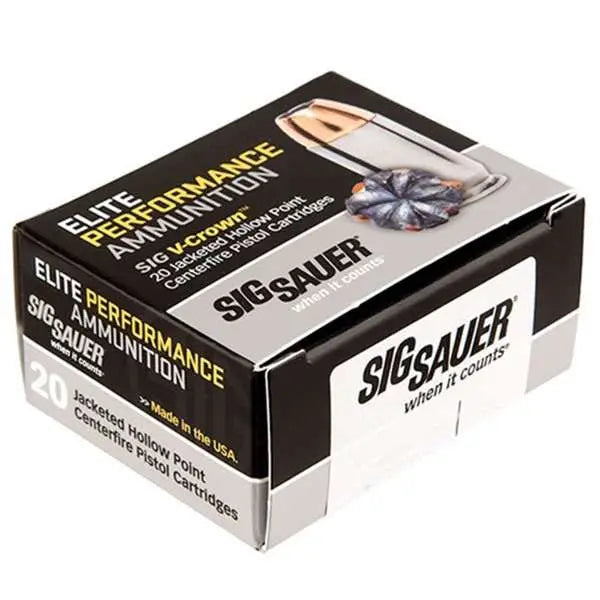 Sig Sauer ELITE PERFORMANCE JHP Hollow Point Personal Defense .45 Long Colt 230 gr JHP ammo