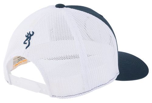 Browning Freedom 110 Mesh Back Circle Patch Cap - Navy and White