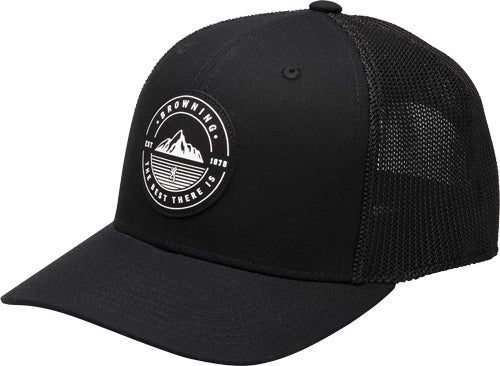 Browning South Slope Charcoal Mesh Back Cap with BG Circle Logo