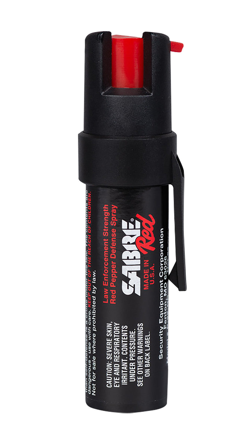 Sabre P220C Pocket Pepper Spray 0.75oz 8-10ft Range UV Dye Safety Lock