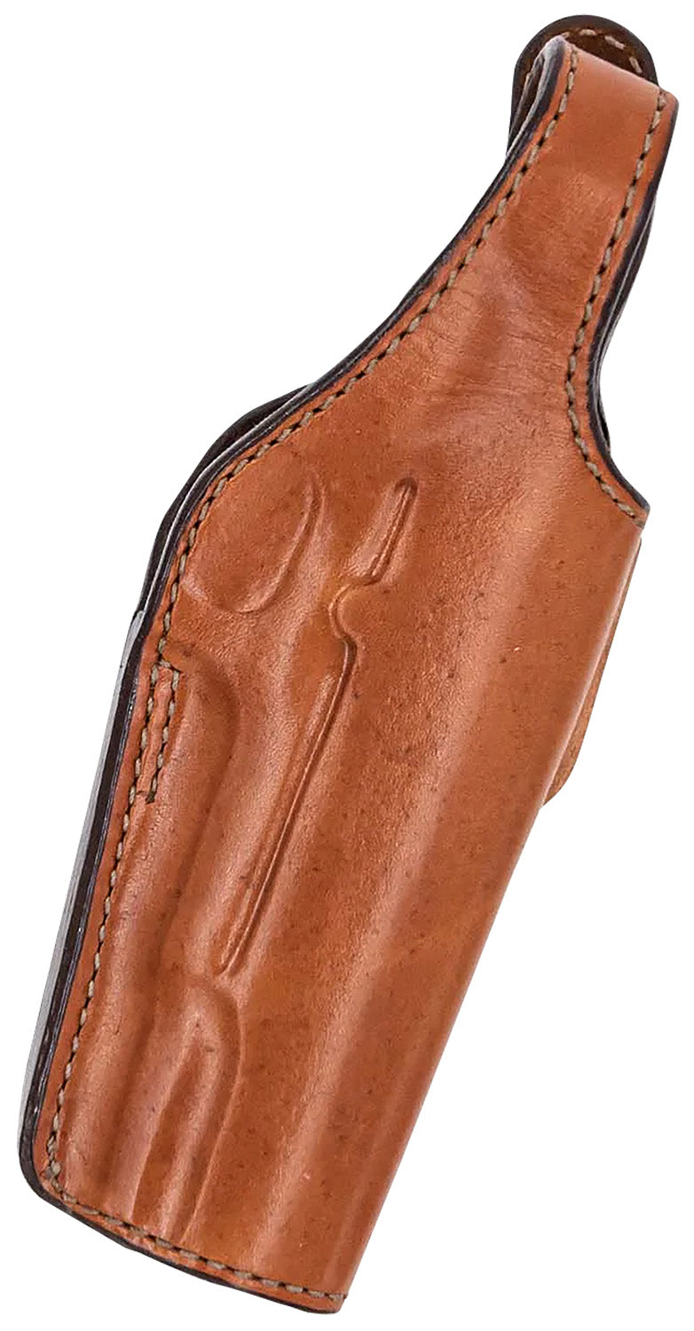 Bianchi 17632 19L Thumbsnap OWB Tan Leather Belt Holster Size 19 - Fits Ruger SR1911/Springfield 1911-A1 RH