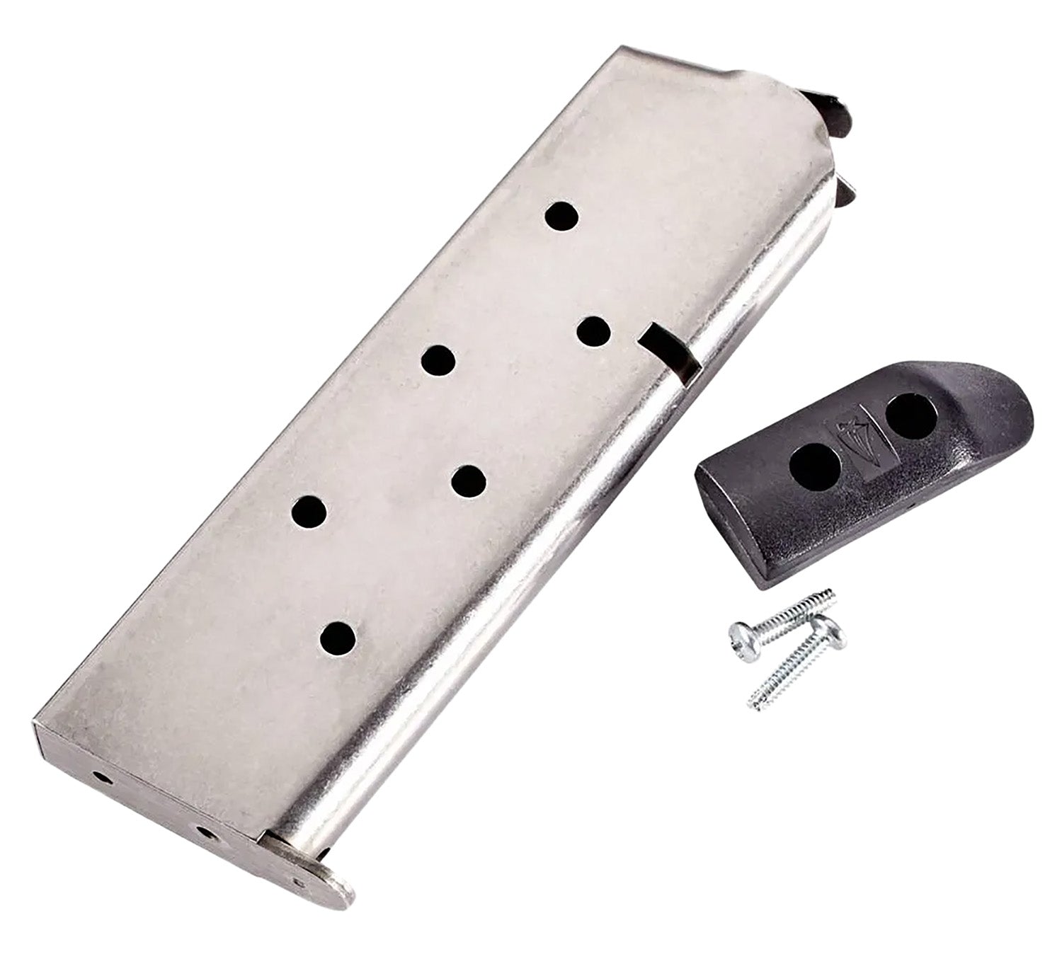 CMC Products 14141 Classic 8-Round .45 ACP 1911 Government Stainless/Black Handgun Magazine