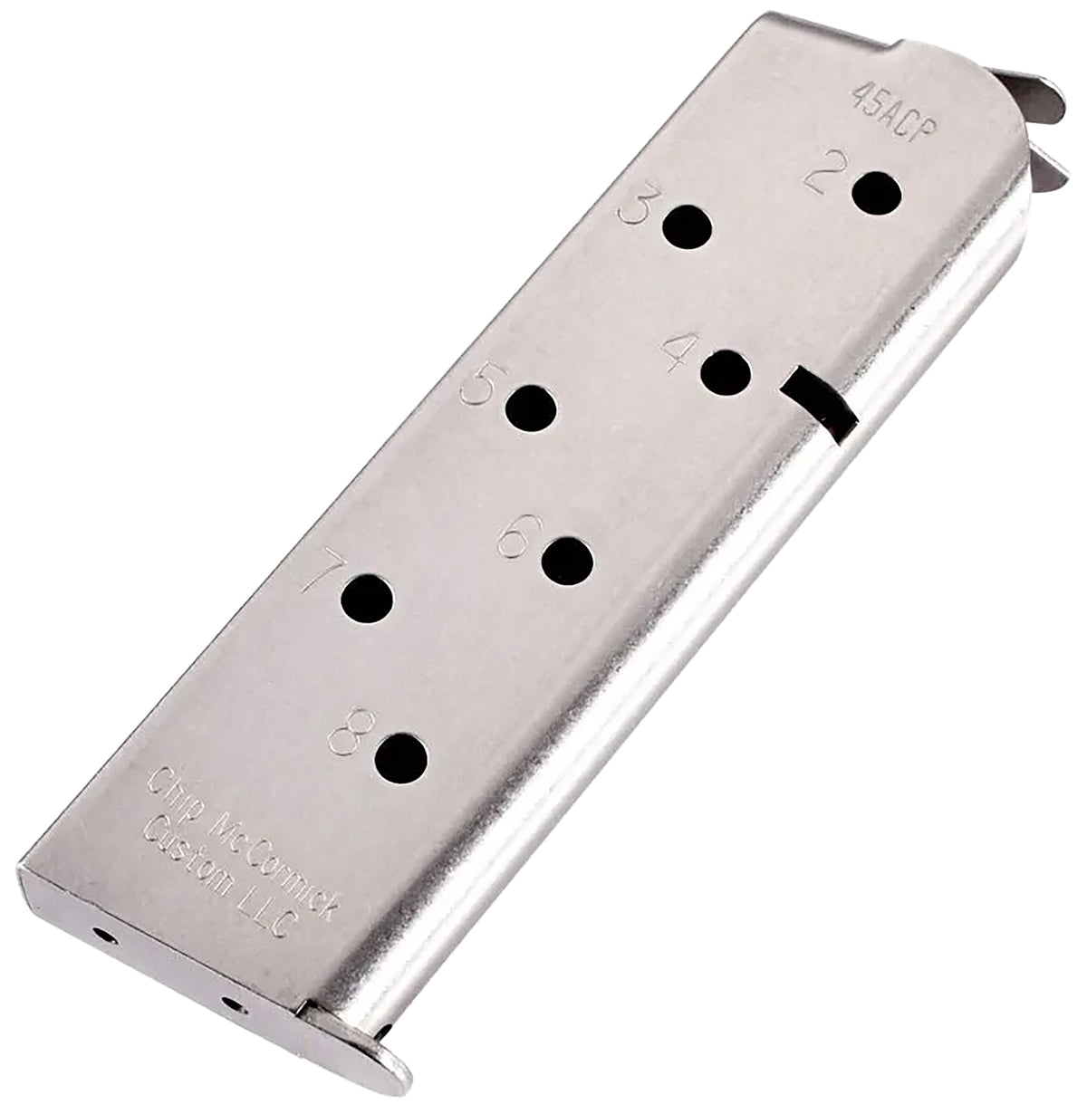 CMC Products 14110 Match Grade 8rd .45 ACP 1911 Government Magazine, Stainless Steel