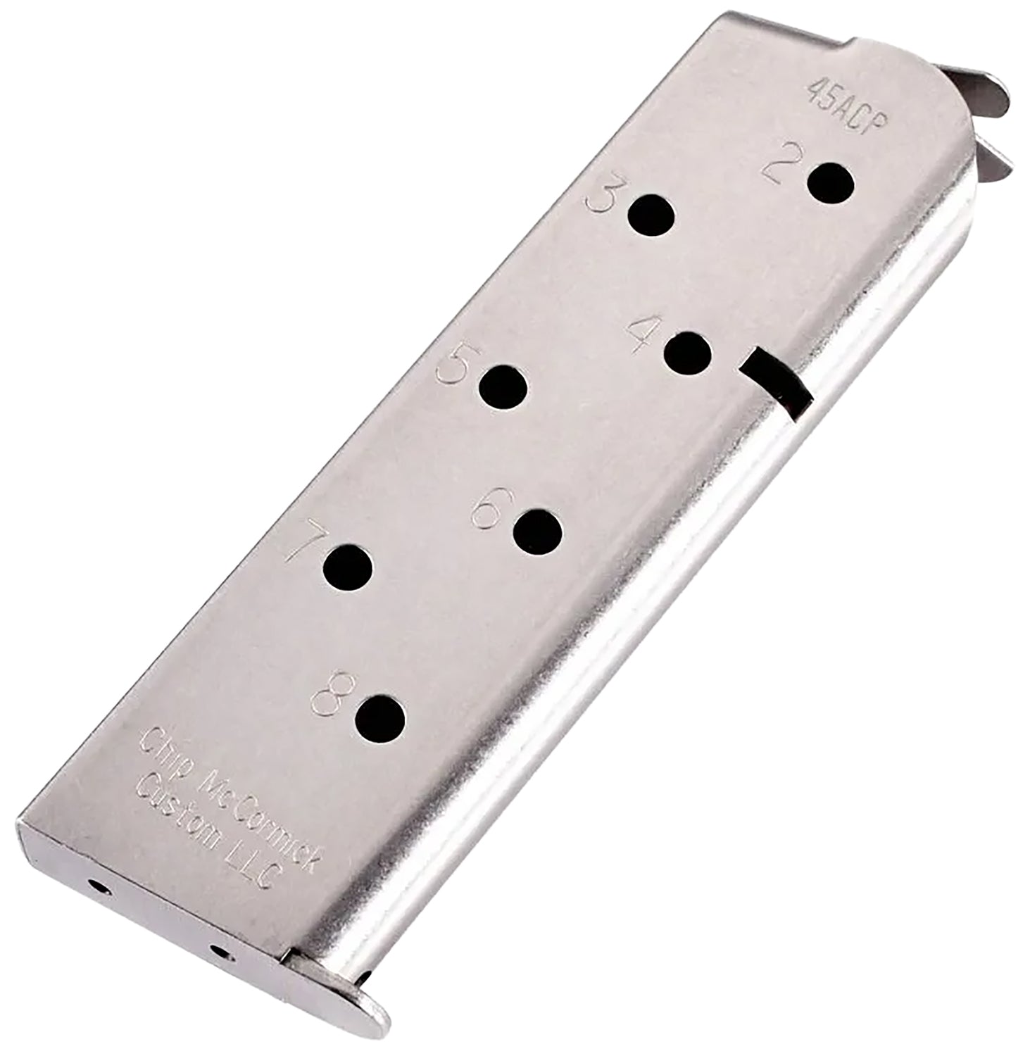CMC Products 14110 Match Grade 8rd .45 ACP 1911 Government Magazine, Stainless Steel