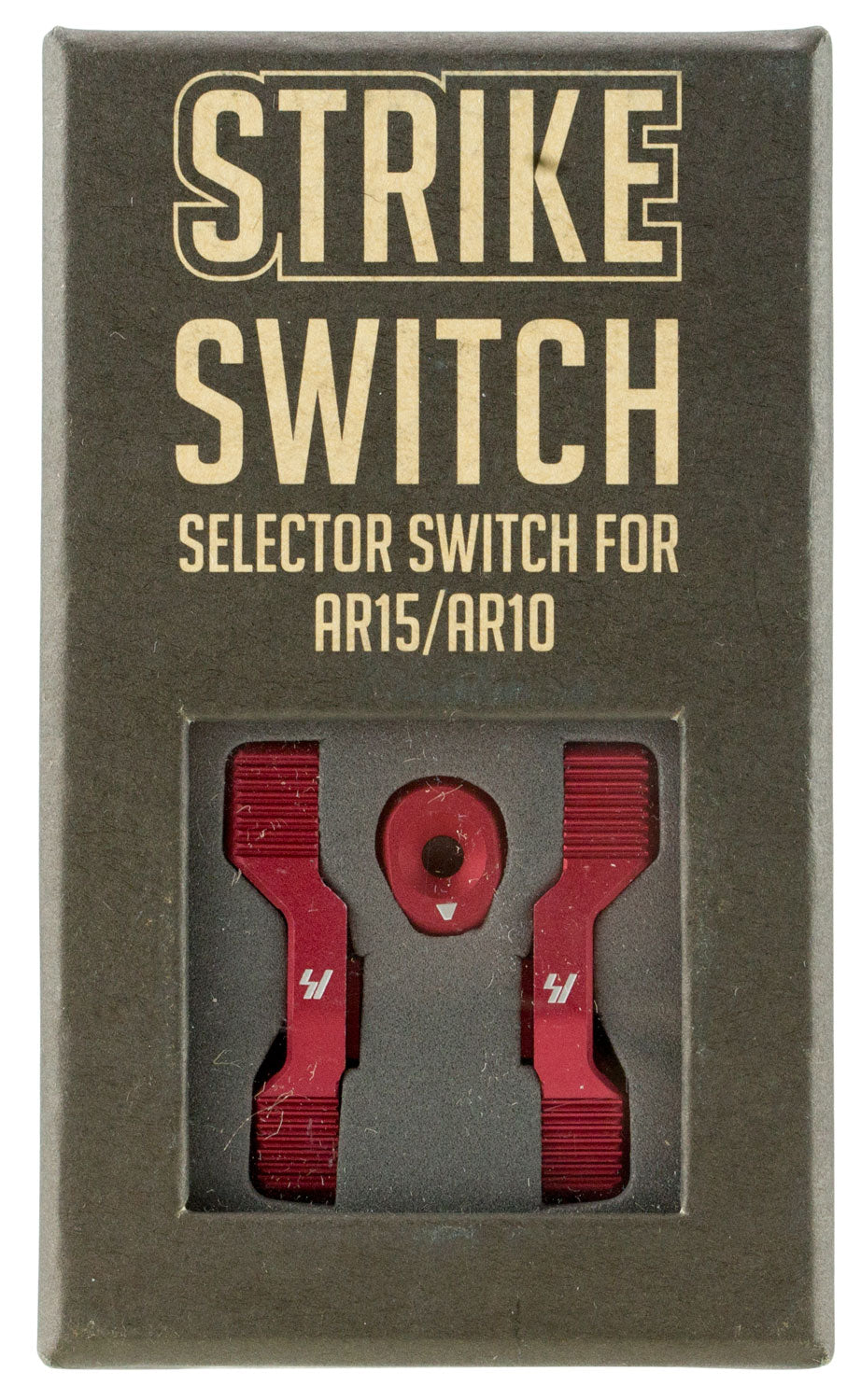 Strike Industries ARSSSRED Strike Switch Ambidextrous Safety Selector 60/90 Degree Red Aluminum AR-Platform