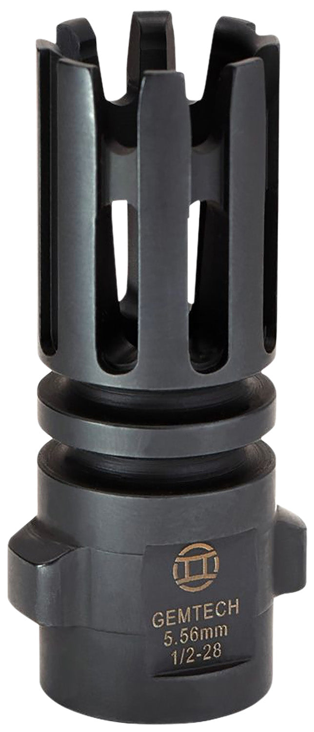 Gemtech Quickmounts Flash Hider Black Steel 1/2"-28 tpi for 5.56x45mm NATO AR-Platform