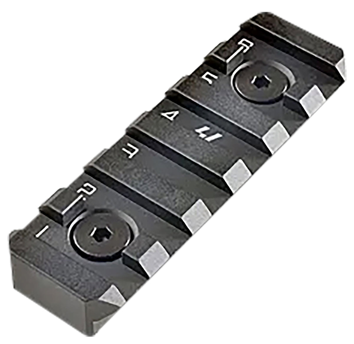 Strike Industries LINKRS6BK M-LOK LINK Picatinny Rail Section 6-Slot Black Anodized