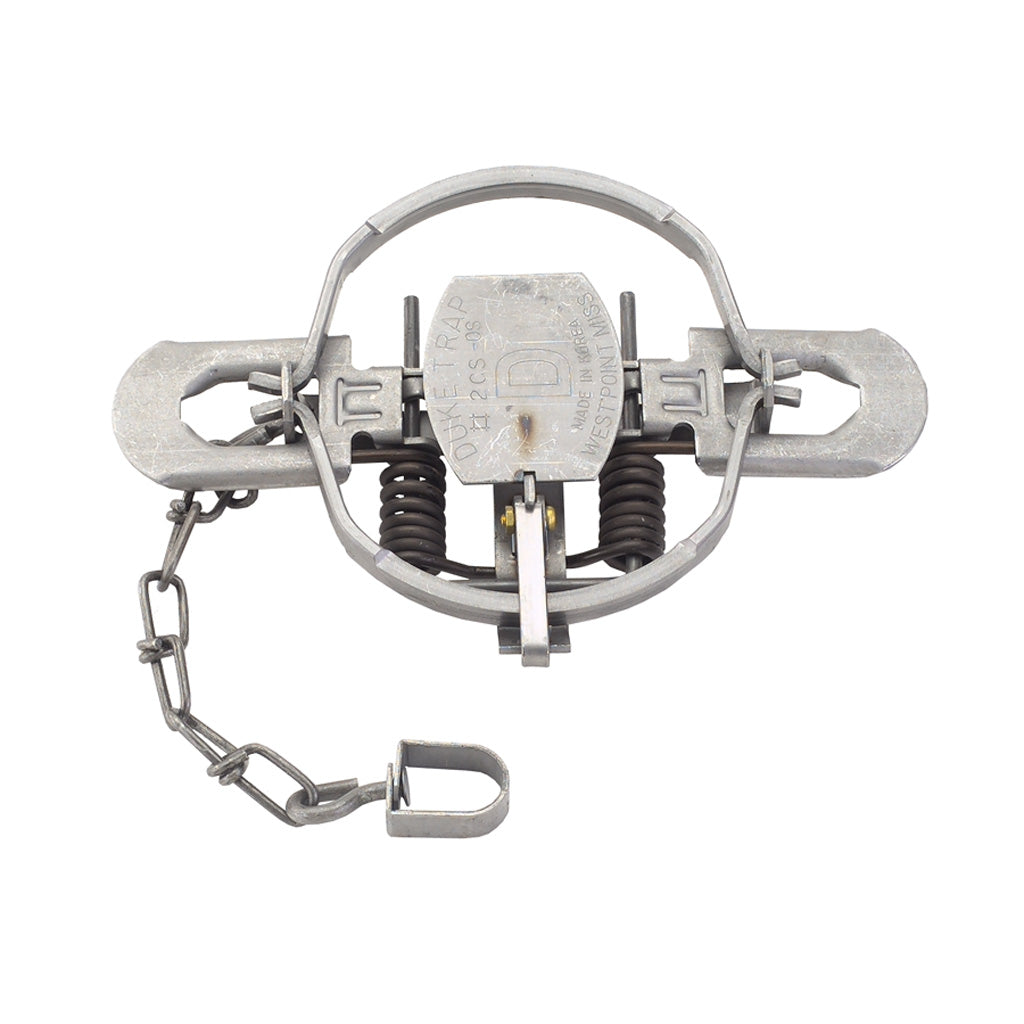 Duke No. 2 Offset Jaw Coil Spring Trap