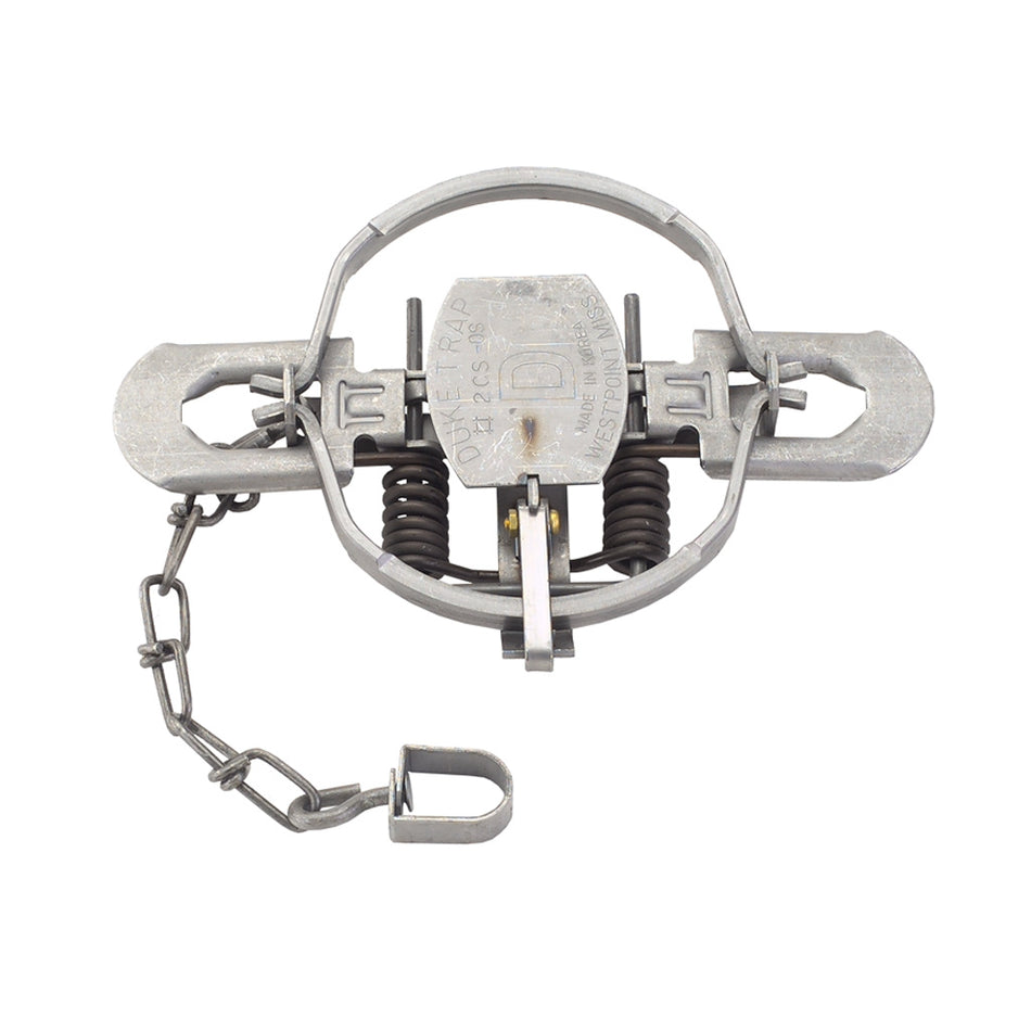 Duke No. 2 Offset Jaw Coil Spring Trap