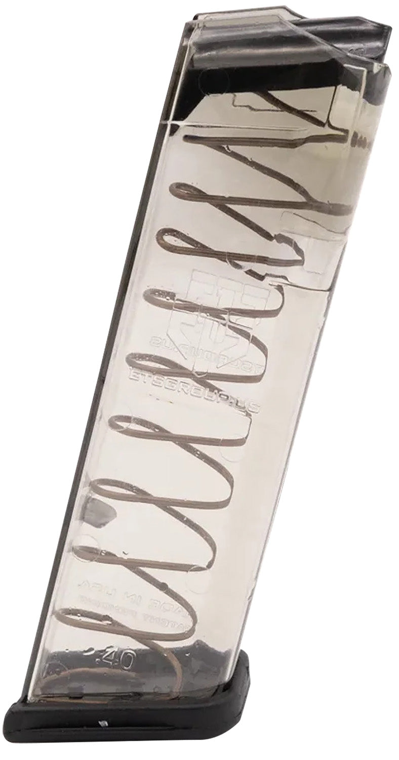 ETS Group GLK22 16rd .40 S&W Pistol Magazine for Glock 22/23/24/27/35 Gen1-4 Clear Polymer