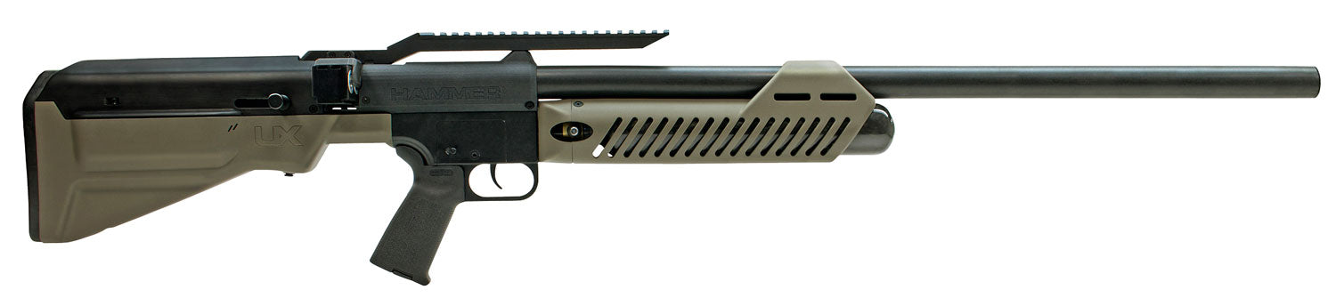Umarex Hammer PCP Big Bore Air Rifle .50 Cal 2-Shot OD Green Synthetic Stock AR Magpul Grip