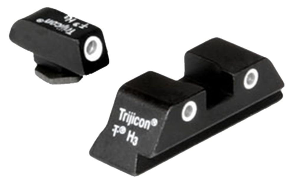 Trijicon 600227 Bright & Tough Night Sights Green/White Outline 3-Dot Set for Glock 20/21 Large Frame
