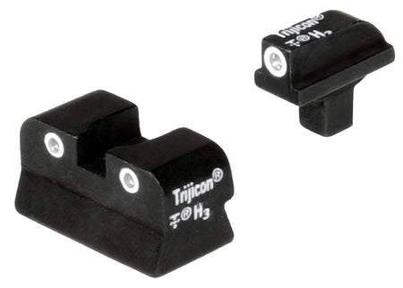 Trijicon 600138 Bright & Tough Night Sights Green/White Outline 3-Dot Set for Colt 1911 0.125 Tang