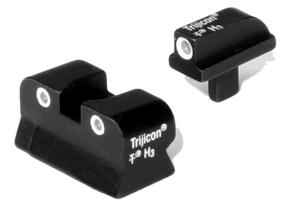 Trijicon 600145 Bright & Tough Night Sights Green/White Outline 3-Dot Set for Colt 1911 0.055 Tang