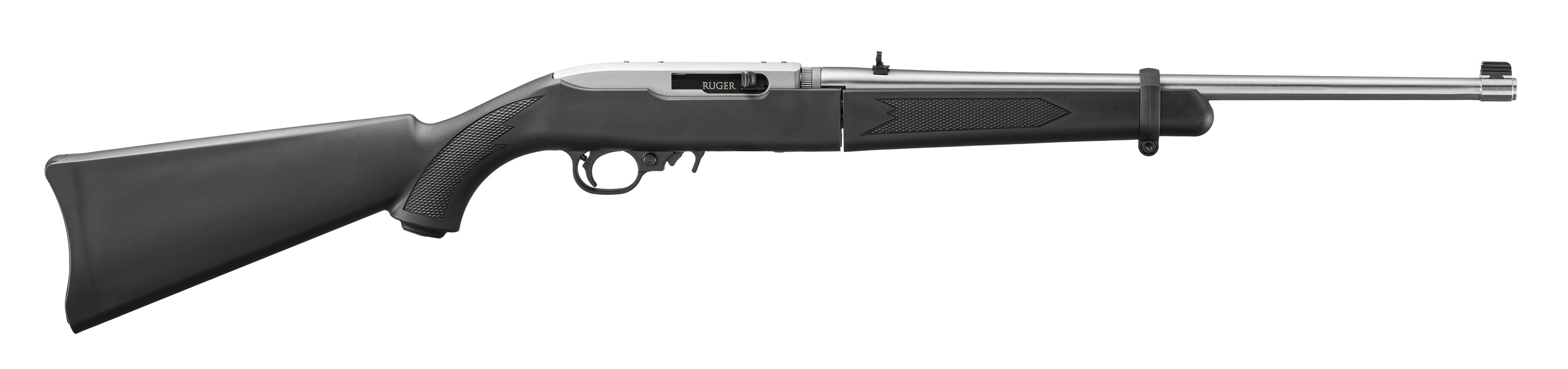 Ruger 32010 10/22 Takedown 22 LR 10+1 18.50" Satin Stainless Steel Barrel, Drilled & Tapped Receiver, Black Fixed Synthetic Stock