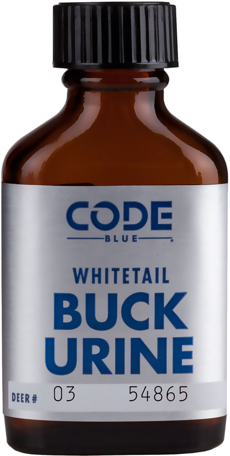 Code Blue OA1003 Pure Buck Urine Deer Attractant 1oz Amber Glass Bottle