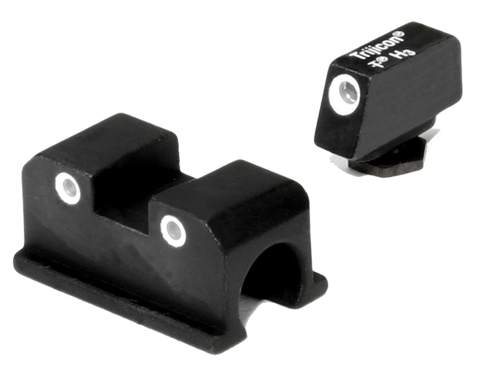 Trijicon 600505 Bright & Tough Night Sights Green/White Outline 3-Dot Set for Walther P99/PPQ/PPQ M2