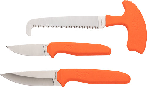 Browning Sharp Ridge 3-Piece Knife Combo Set with Nylon Sheath