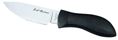 Spyderco FB02P Moran 3.88" Fixed Drop Point Plain VG-10 SS Blade Black FRN Handle with Sheath & G-Clip