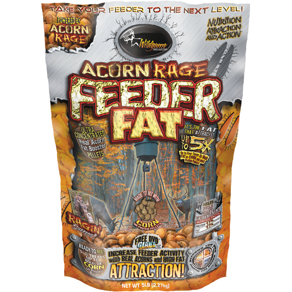 Wildgame Acorn Rage Feeder Fat Attractant High-Fat Pellets 5 lb.