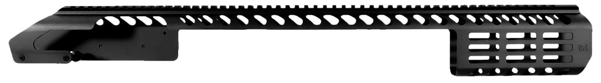 Aim Sports MTMSG870 24.90" M-LOK Modular Rail System Aluminum Black Picatinny for Remington 870 with Shell Holder