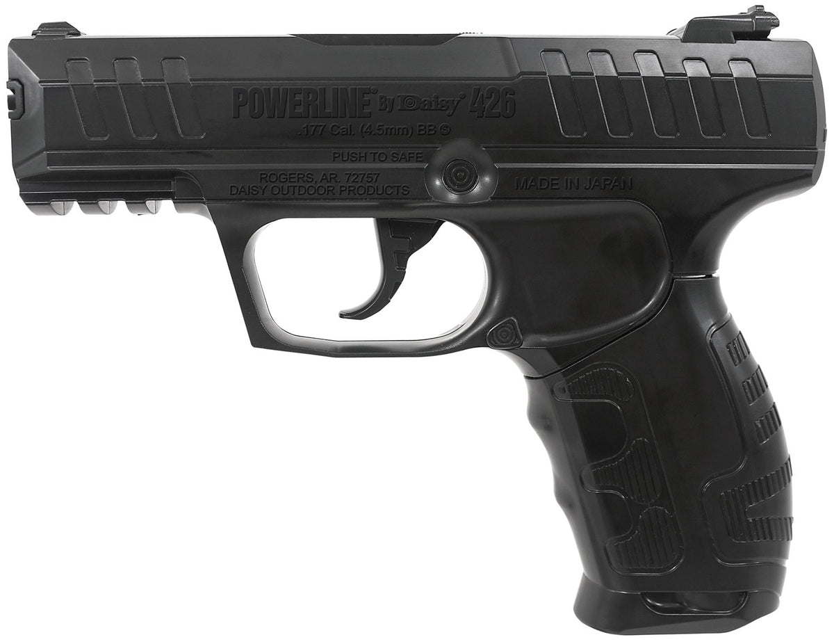 Daisy Powerline 426 CO2 BB Air Pistol .177 Cal 15-Shot Semi-Auto Smooth Bore Steel