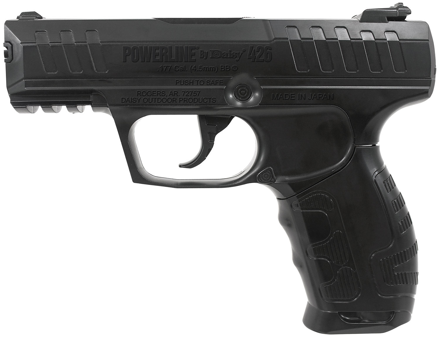 Daisy Powerline 426 CO2 BB Air Pistol .177 Cal 15-Shot Semi-Auto Smooth Bore Steel